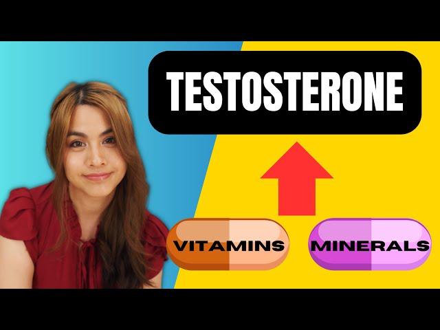 Testosterone - Top 4 Vitamins And Minerals To Boost Testosterone