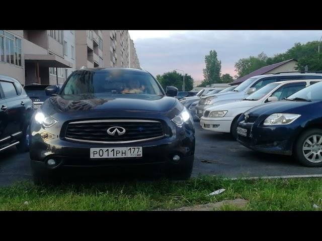 Итог установки ДХО Infiniti fx50