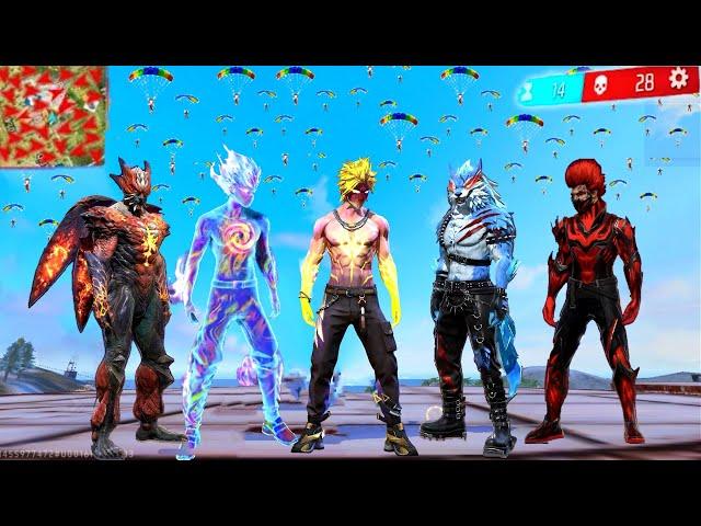 100Kills Challenge With All Legendary Evo Bundles Ony Factory Roof #1Free Fire