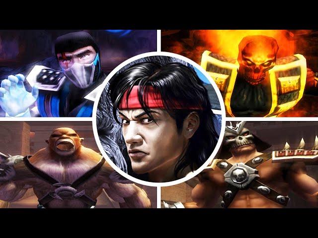 Mortal Kombat Shaolin Monks - All Bosses