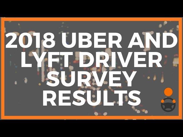 2018 Uber and Lyft Driver Survey Results