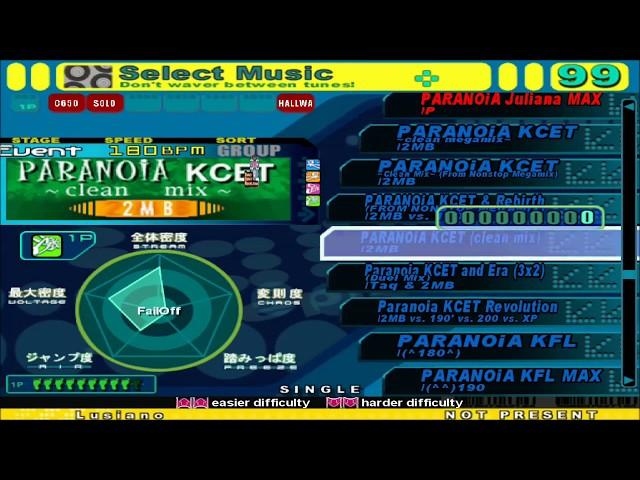 [Stepmania] SUPERNOiA (PARANOiA Collection) Full Song List