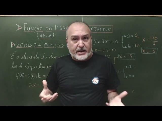 ESTUDO DAS FUNÇÕES: ZERO DA FUNÇÃO AFIM