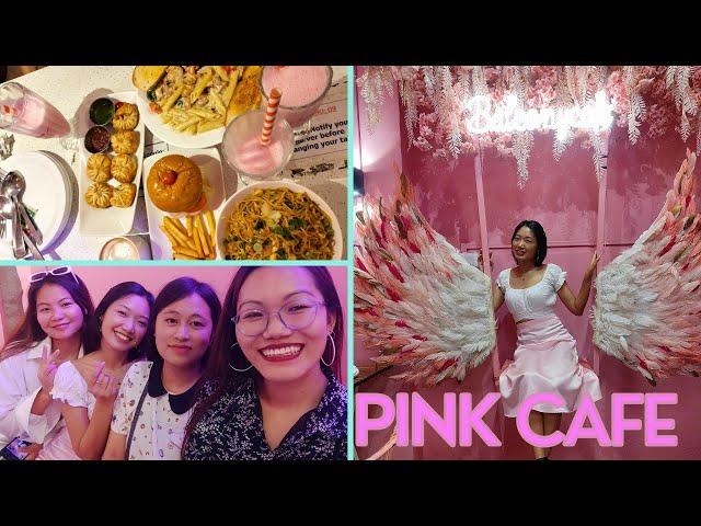 Pink cafe at Guwahati/Balcony cafe/Rangs diaries