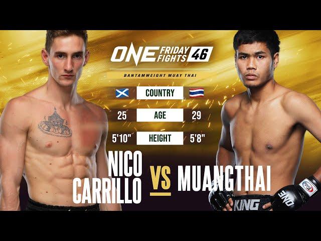 He Destroyed A Muay Thai ICON  Nico Carrillo vs. Muangthai