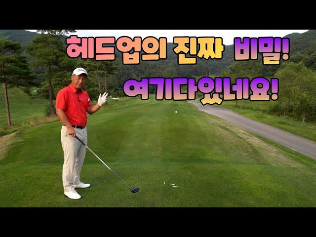 헤드업 안하고 정확하게 임팩트 하려면 여기로 오세요 01054786658 용아저씨리뷰