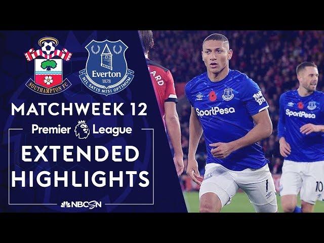 Southampton v. Everton | PREMIER LEAGUE HIGHLIGHTS | 11/09/19 | NBC Sports