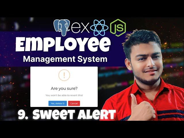 #9 Sweet Alert Tutorial #react #webdevelopment #tailwindcss