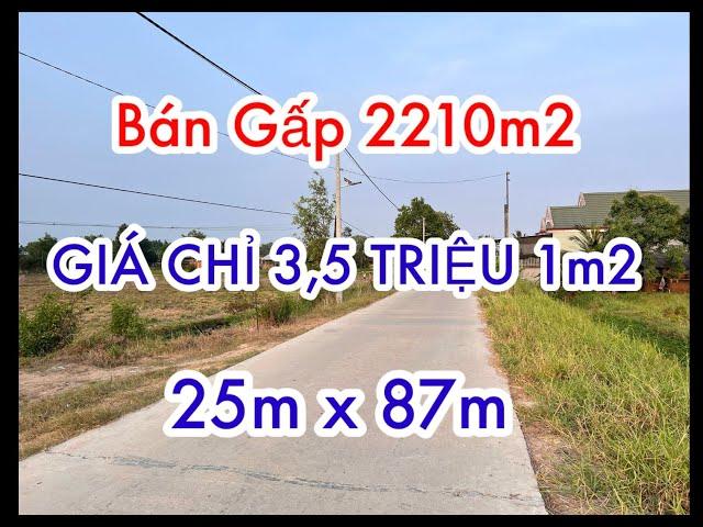 Bán đất 2210m2 tại xã Hoà Khánh Nam | Đất Đẹp Gần Chợ 700m | Giá 3,5 Triệu 1m2