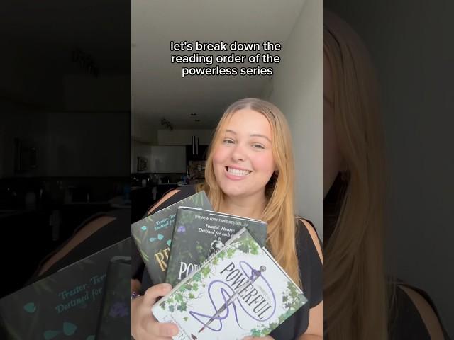 Powerless Series Reading Order  #powerless #booktok #favoritebooks