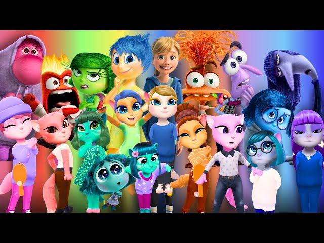  INSIDE OUT 2  MY TALKING ANGELA 2 | Cosplay Makeover