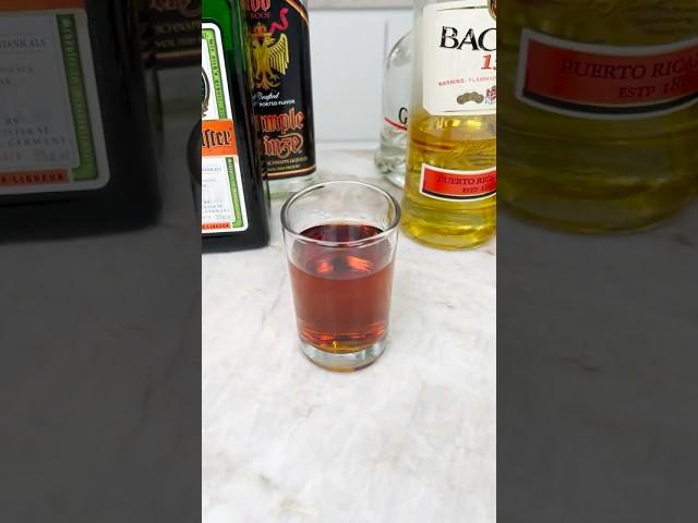 7 Headed Dragon Shot #cocktail #drink