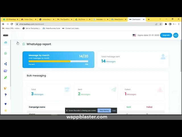 Cloud Whatsapp Sender Admin Panel, Create Unlimited User for whatsapp marketing software PART - 5