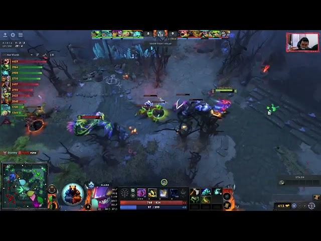 WATSON SLARK FULL GAMEPLAY PERSPECTIVEDOTA 2 PATCH 7.37D