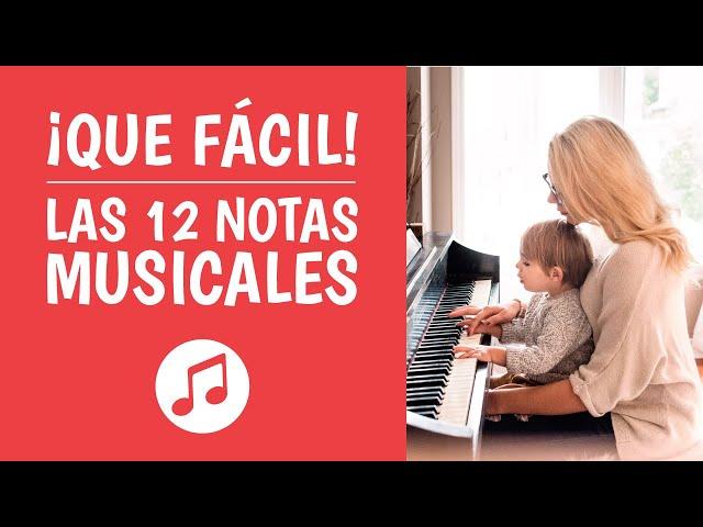 Las 12 NOTAS MUSICALES Explicadas [¡Así de Simple!]