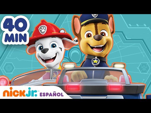 Paw Patrol, Patrulla de cachorros | ¡40 MIN de rescates emocionantes! | Nick Jr. en Español