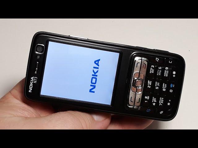 Nokia N73  Music Edition. Ретро телефон приехал из Германии. Retro Telefon aus Deutschland. (6648)