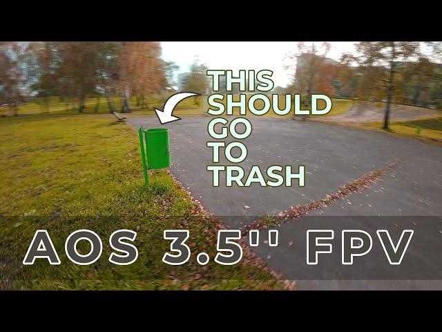 This should go to trash - iFlight AOS 3.5inch v5 DJI O3 Air Unit FPV drone #fpv #drone