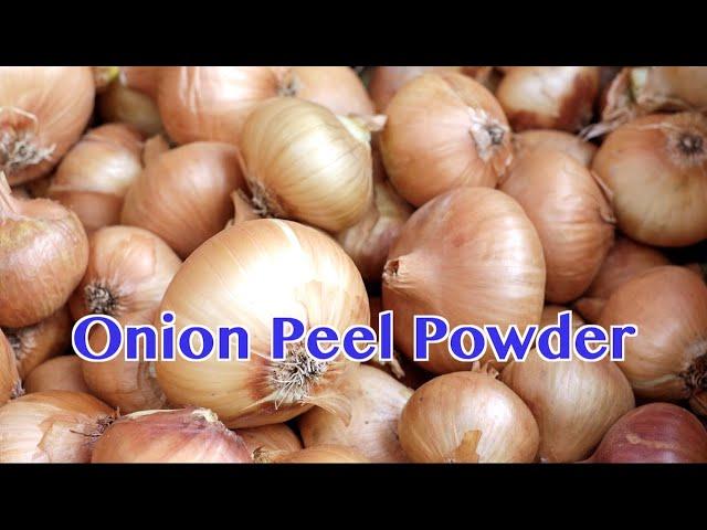 Homemade Onion Peel Powder, 自制洋葱皮粉