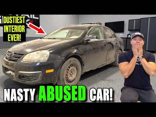 Cleaning an ABUSED Car Bought at Auction!