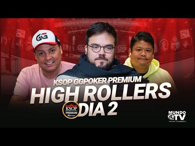 R$350.000 PARA O CAMPEÃO - HIGH ROLLER - DIA 2  - KSOP GGPoker RJ