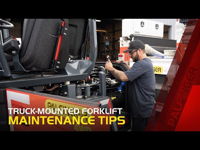 PALFINGER Truck-Mounted Forklift Easy Maintenance Tips