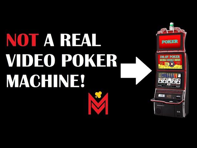 Watch Out For Fake Video Poker Machines!