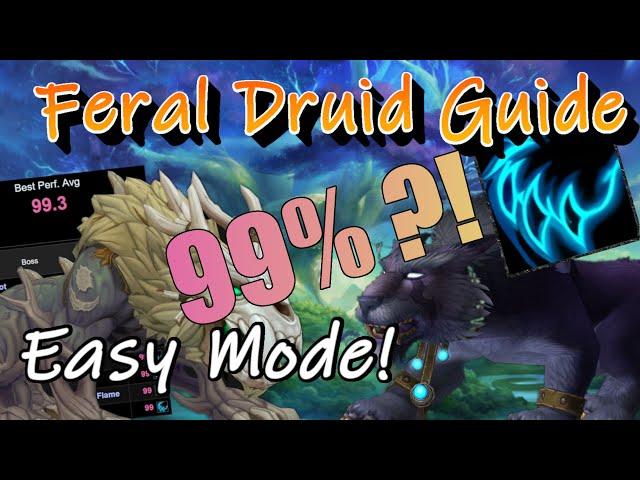 Learn Feral DPS in Minutes! Easy Mode WoW The War Within Feral Druid Guide