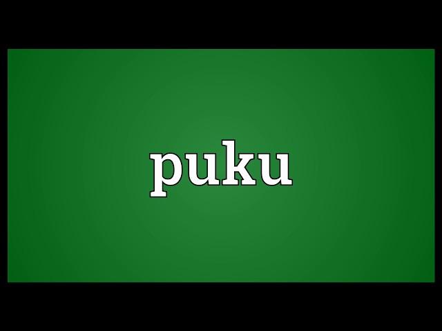 Puku Meaning