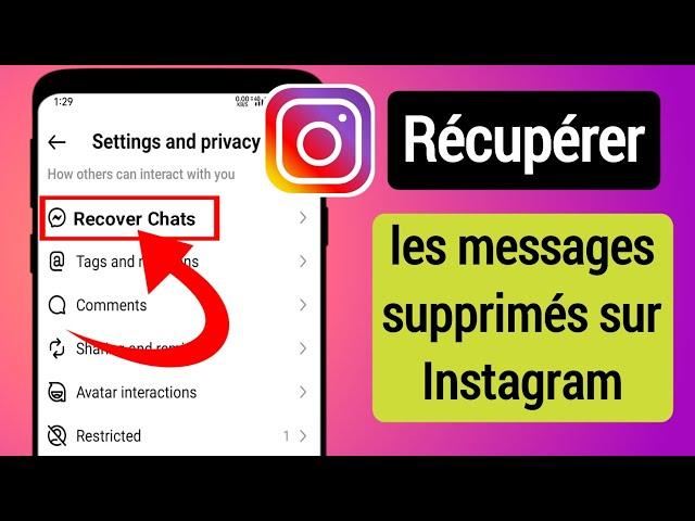 Comment récupérer des chats supprimés sur Instagram | Récupérer les messages supprimés sur Instagram