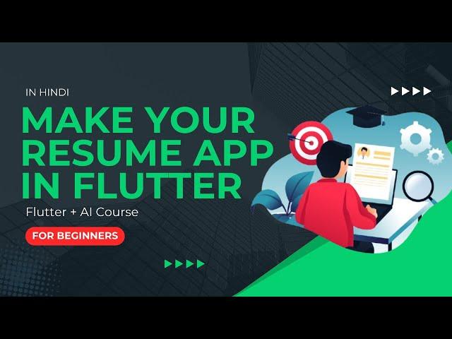 [HINDI] #22 Project - Resume App  | Complete Flutter + AI Course for Beginners