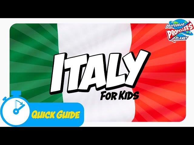 Italy for Kids- Fun and facts