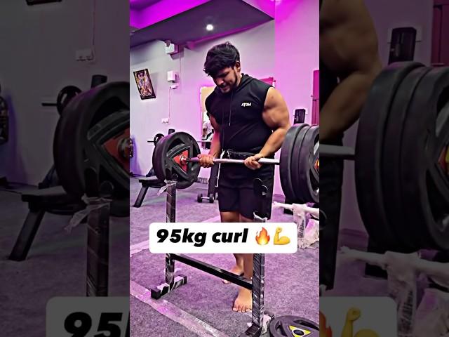 95kg CURL // biceps king is back 