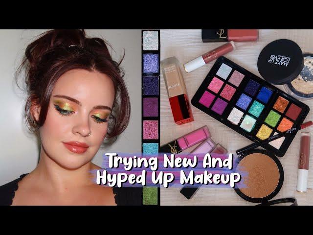 Trying NEW & Hyped Up Makeup! Danessa Myricks, Saie, YSL… | Julia Adams