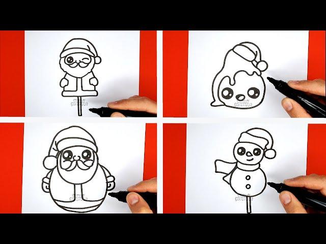 10 HAPPY DRAWINGS AND SO CUTE DRAWINGS TO DO AT HOME