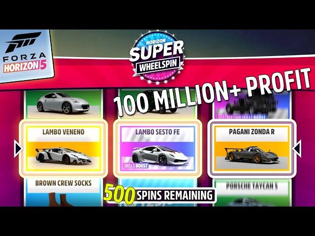 Opening 500+ SUPER Wheel Spins - Forza Horizon 5