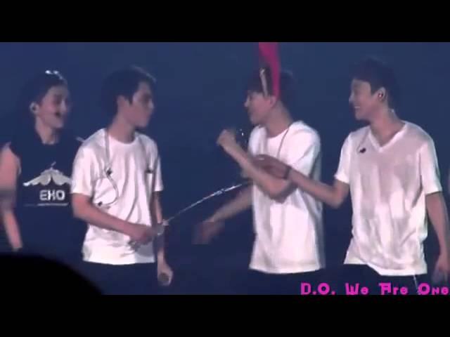 D.O. be angry with Suho XD [Exo]انظروا دي او ماذا فعل لسوهوXD