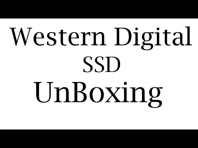 Western Digital (WD) SSD unboxing and installing in HP Pavalion Gaming laptop