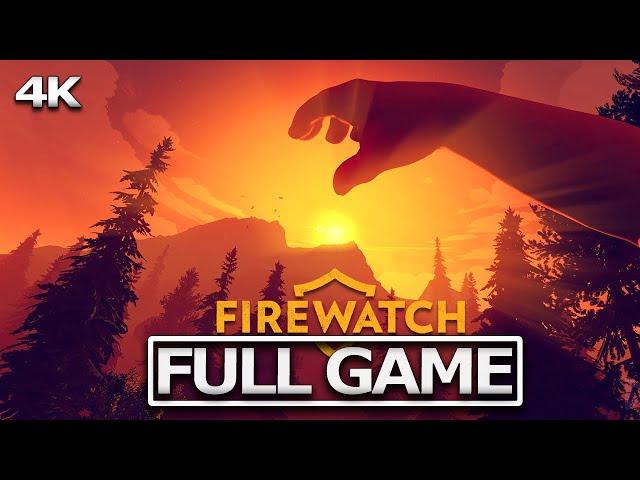 FIREWATCH Full Gameplay Walkthrough / No Commentary【FULL GAME】4K Ultra HD