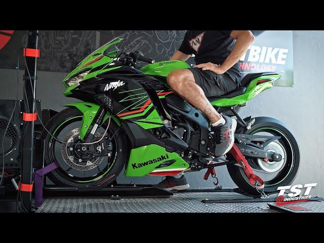 2023+ Kawasaki ZX-4RR Shoots Flames! Dyno Day + Power Gains