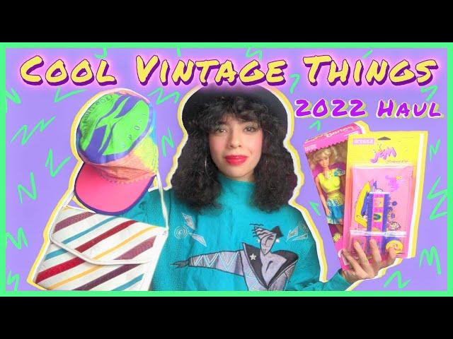 Cool Vintage Things I Got This Year | 80/90s Haul | 2022