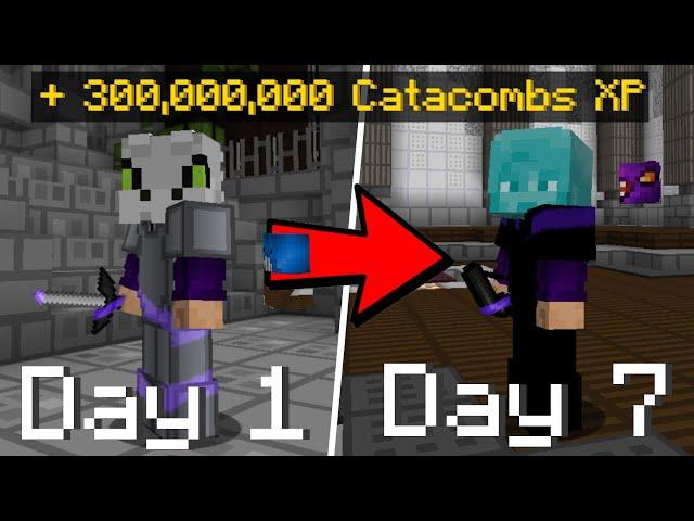 How I got 300 MILLION Catacombs XP in a WEEK (Hypixel Skyblock)