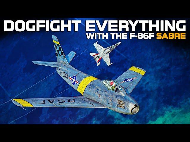 Dogfight Everything But Only In The F-86F Sabre | Digital Combat Simulator | DCS |