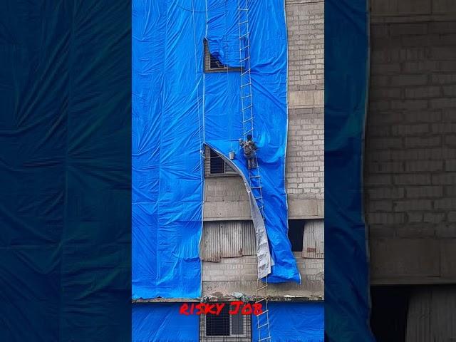 Risky Work with full Safety #shorts #ytshorts