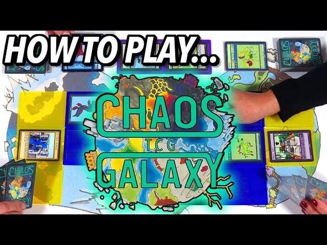 How To Play Chaos Galaxy TCG - Homemade Trading Card Game