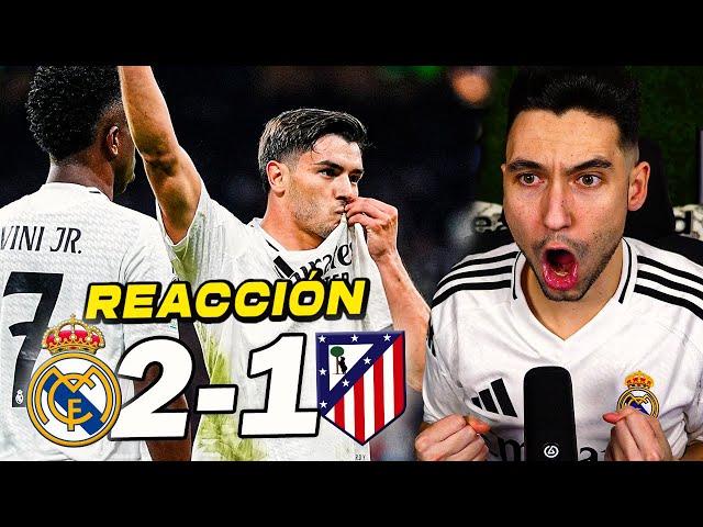 REACCIONES DE UN HINCHA al Real Madrid vs Atlético de Madrid 2-1 *BRAHIM DA VENTAJA* | ByDiegoX10