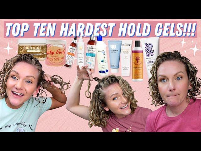 Top 10 Hard Hold Gels for Wavy Curly Hair 