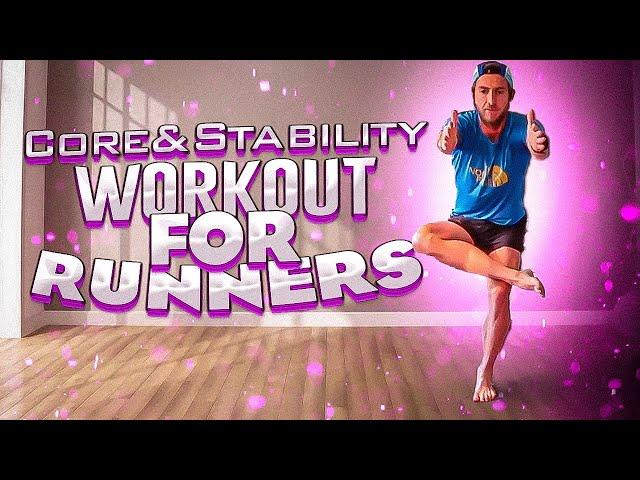 Core & Stability Workout For Runners - 16min Home Workout / Workout 12