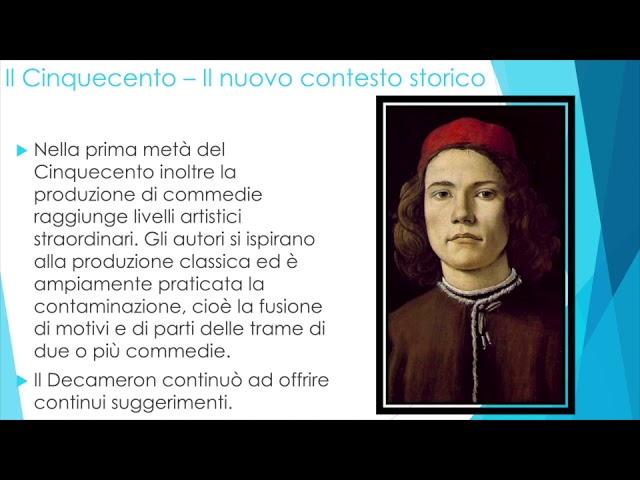 Letteratura Italiana - Il Cinquecento - Il contesto storico (1)