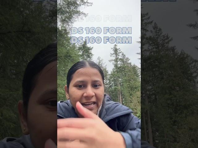 How to get you US VISTOR VISA from Canada #canadavlogs  ds 160